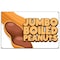 Signmission Jumbo Boiled Peanuts Banner Concession Stand Food Truck Single Sided B-60 Jumbo Boiled Peanuts19 - alternate 1